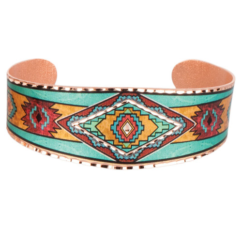 Western Aztec Pattern Raffia Cuff Bracelet – Bluetortoisewholesale